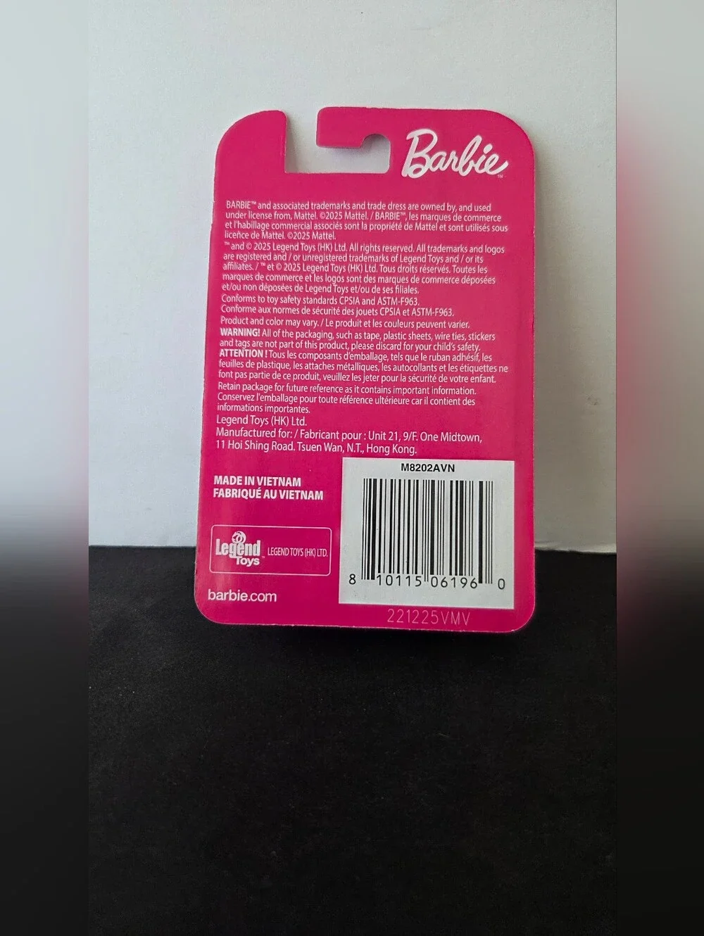 Mattel Barbie Micro Collection Mini Figure 2.75